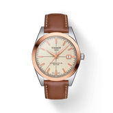 Tissot Gentleman Powermatic 80 Silicium Solid 18K Gold Bezel Herrenuhr - T927.407.46.261.00